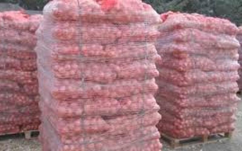 دخول 20 شحنة بصل مستوردة من سوريا ولبنان