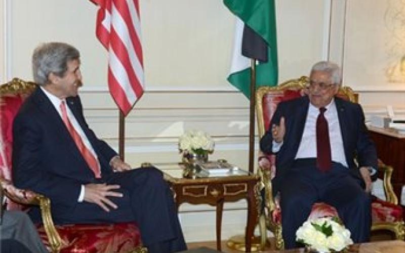 عباس يلتقي كيري.. واتفاق الإطار على الطاولة