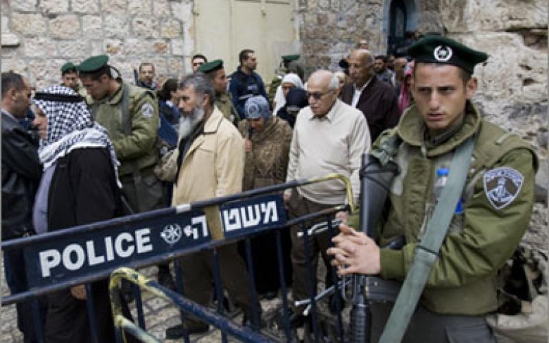 القوات الإسرائيلية تفرض قيودا على دخول الأقصى