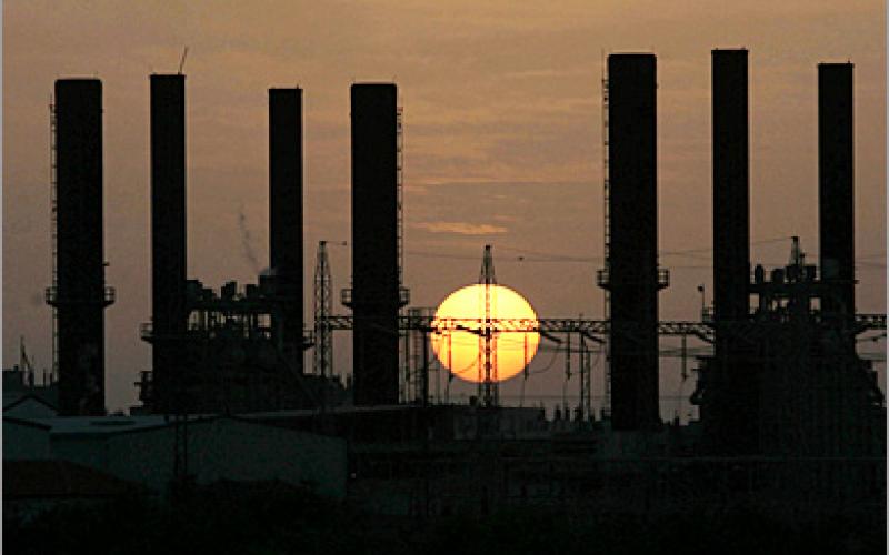 محطة توليد الكهرباء بغزة تتوقف عن العمل