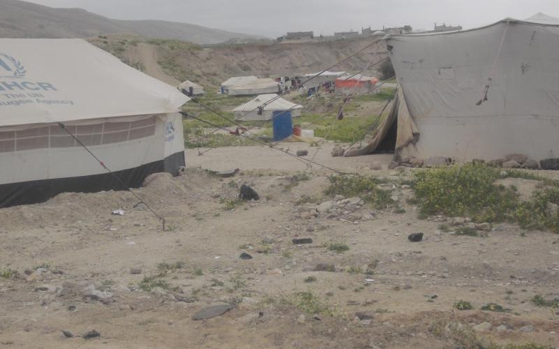 لاجئون سوريون يعيشون بظروف معيشية صعبة بالأغوار الشمالية