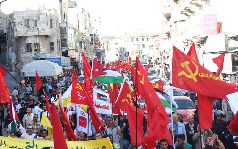 من مسيرات عيد العمال بوسط البلد