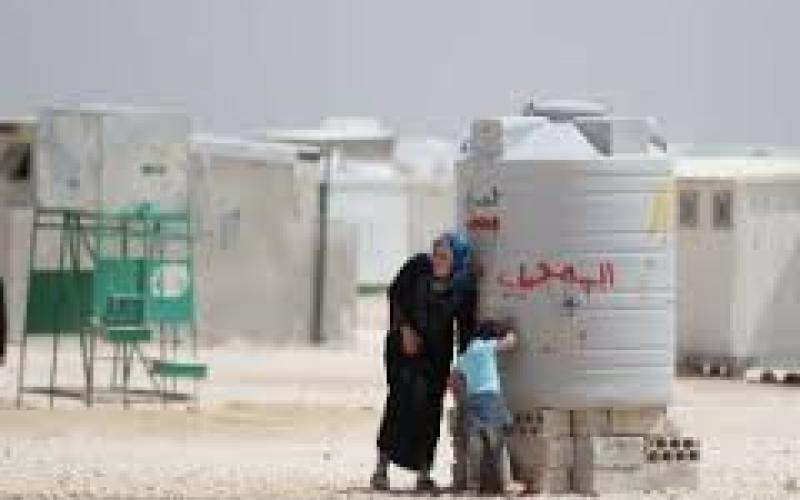 ارتفاع حصة اللاجئ السوري من المياه في الزعتري 