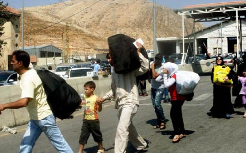 الداخلية اللبنانية تطلب من النازحين السوريين عدم الدخول الى بلادهم