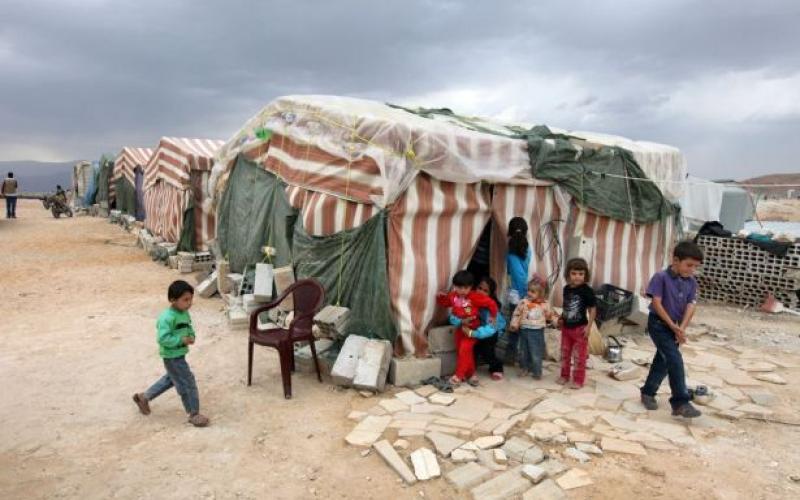 مخيم عشوائي في الطنيب يقطنه لاجئون يرفضون العيش في مخيمات رسمية