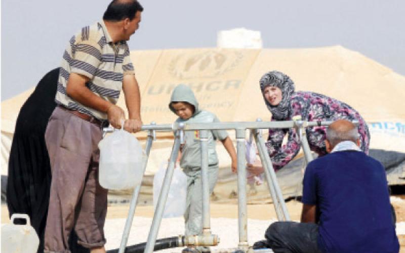 مشاريع تطويرية لتزويد "الزعتري" بالمياه