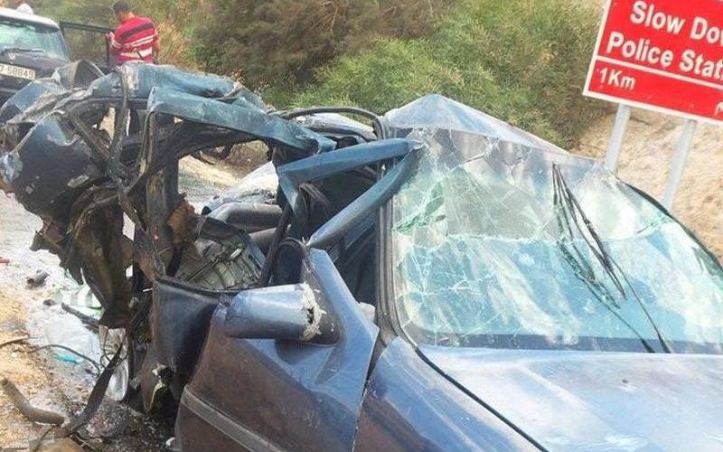 8 إصابات بحادث تدهور على طريق كفرنجة