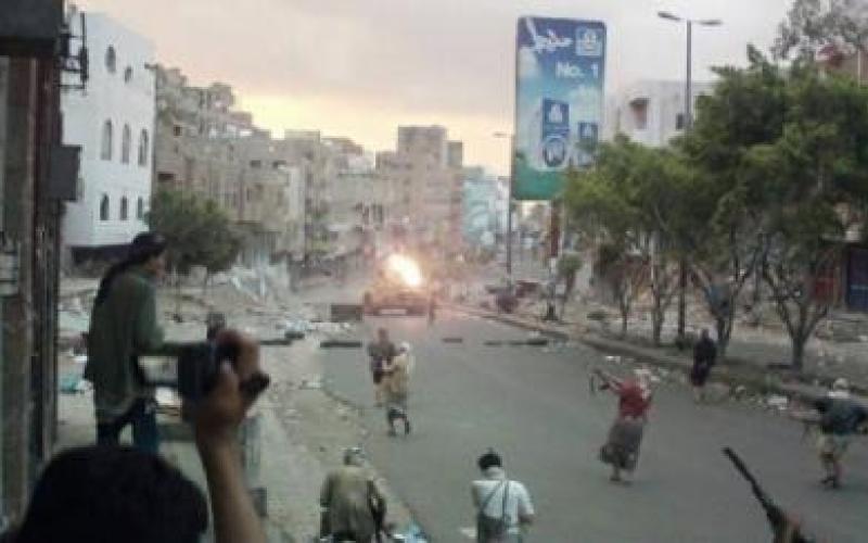 تعز.. أعنف اشتباكات منذ بدء الأزمة