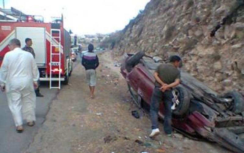 وفاة شخص بحادث تدهور في الزرقاء