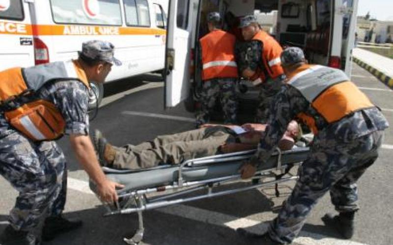 4 إصابات بحادث تدهور في معان