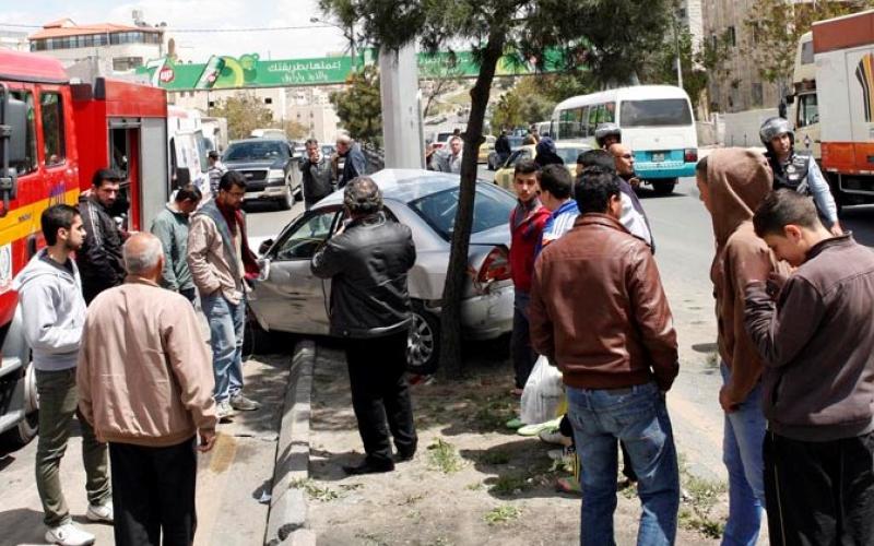 8 إصابات بحادثي تصادم