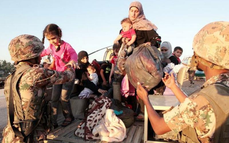 دخول 96 لاجئاً سورياً للمملكة