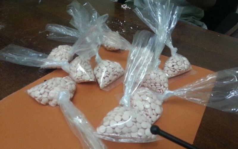 احباط تهريب 5000 حبة مخدرة