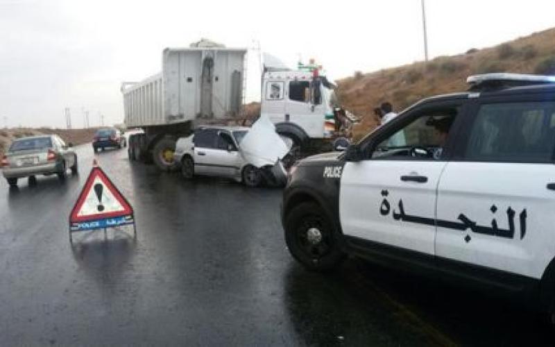 3 إصابات بحادث في إربد
