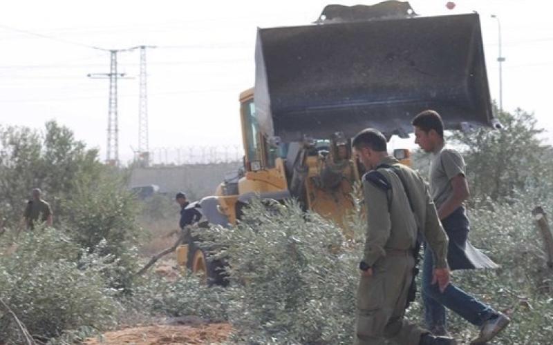 الاحتلال يصادر عشرات الدونمات بنابلس