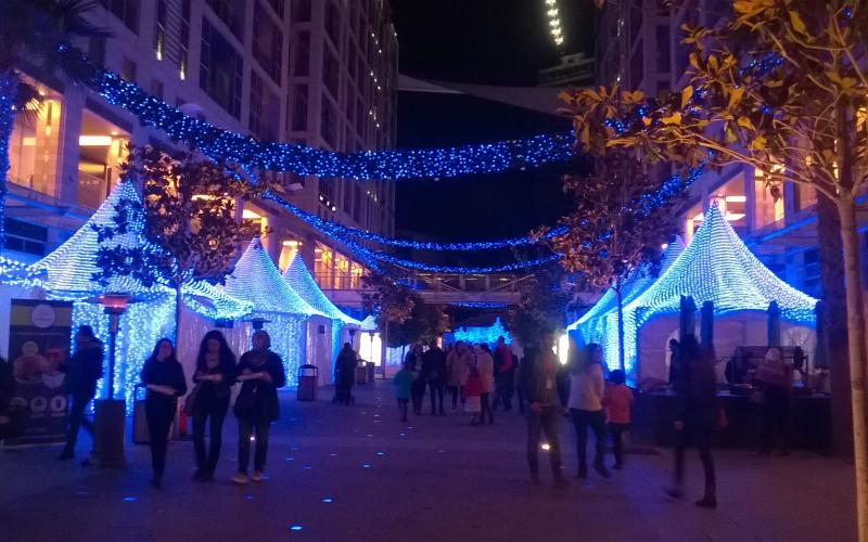 أجواء الأعياد في بوليفارد العبدلي