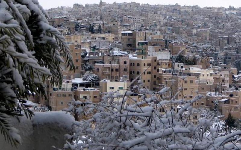 الثلوج تعم عمّان الجمعة