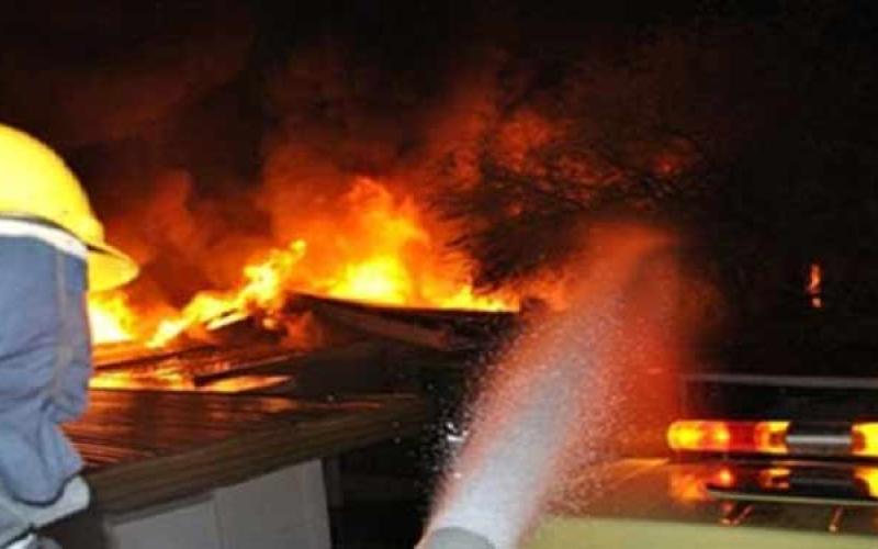 4 إصابات بحريق في الكرك