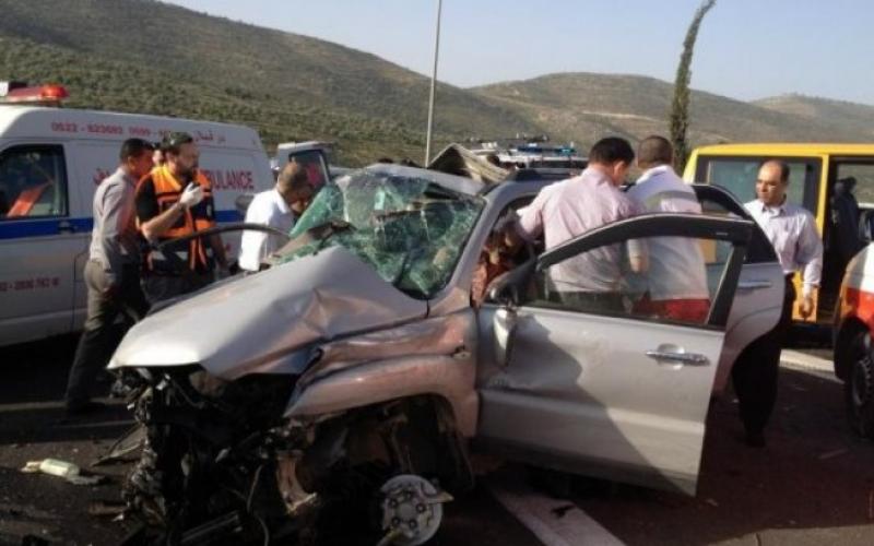 إصابة 12 شخصاً بحادثي سير في اربد