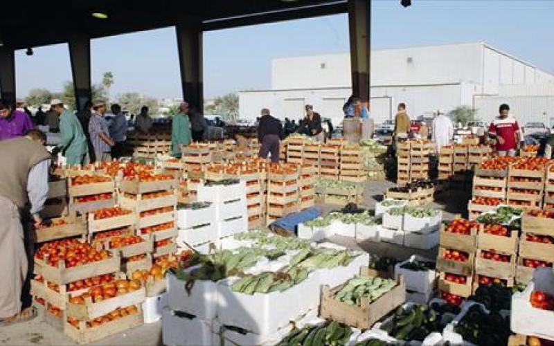 6 الآف طن خضار وفواكه ترد للسوق المركزي