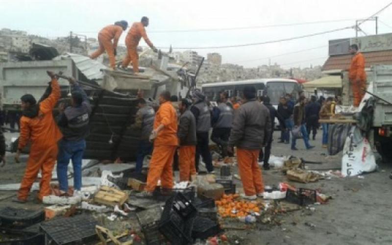 الأمانة: إزالة 30 بسطة يوميا منذ بداية رمضان