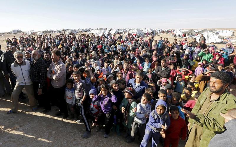 "هيومن رايتس" تطالب الأردن باستئناف شحنات المساعدات للاجئي الرقبان