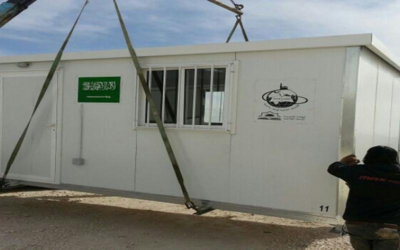 "السعودية لنصرة الأشقاء في سوريّة" تقدم 4600 كرفان للاجئي "الزعتري