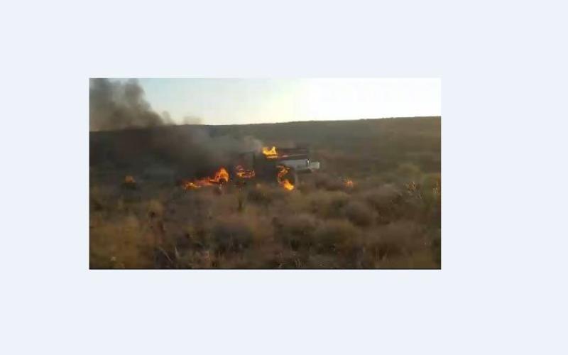 الجيش يدمّر سيارة حاولت التسلل للأردن ويقتل من فيها