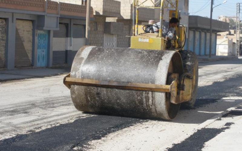 15 مليون و633 الف دينار كلفة اعمال تعبيد حتى تموز