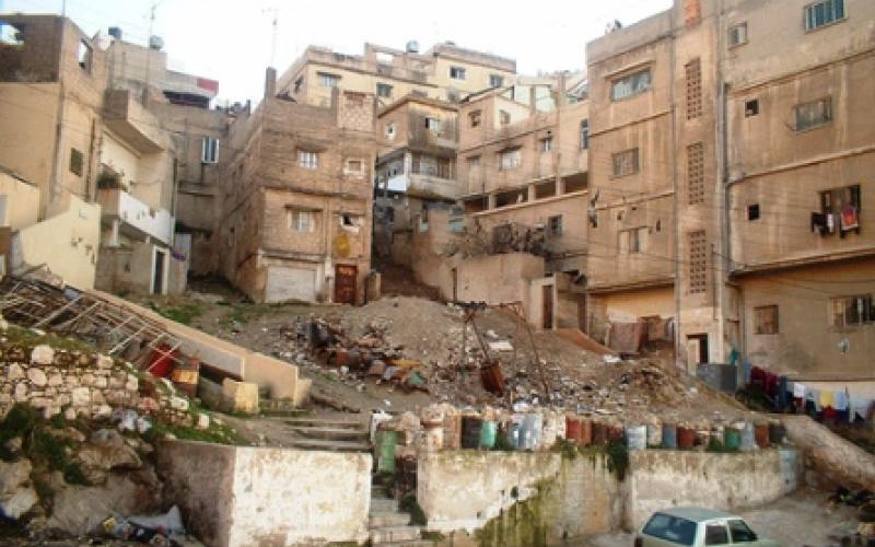 انهيار عمارة في الوحدات دون إصابات