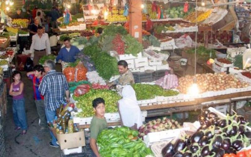 نحو 2300 طن خضار وفواكه ترد "مركزي عمّان"