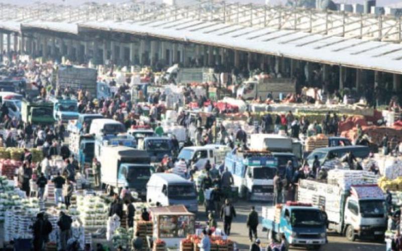 أكثر من 2300 طن خضار وفواكه ترد "مركزي عمّان"