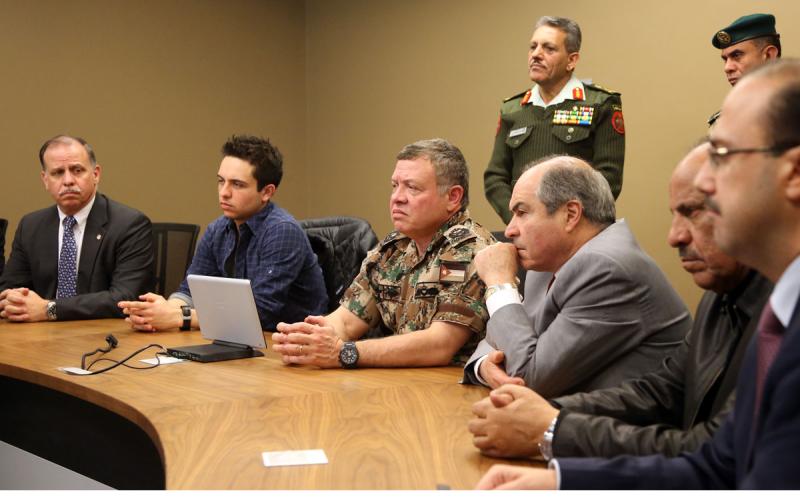 الملك يعقد اجتماعا لمتابعة الأحداث الأخيرة في الكرك