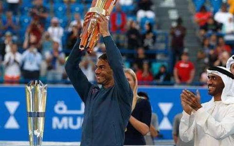 نادال يحرز رابع ألقابه في دورة أبو ظبي الاستعراضية
