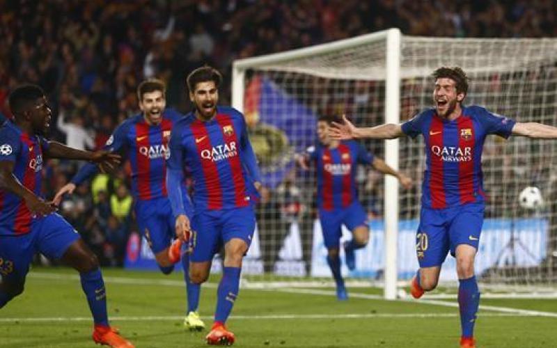 برشلونة يكتب التاريخ بالعبور لدور الثمانية