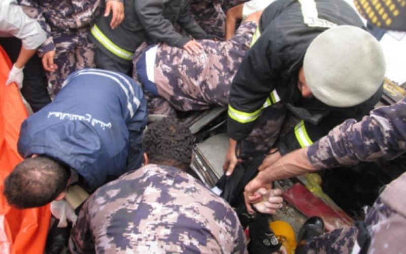 المفرق: إصابة 7 فتيات بحادث تدهور