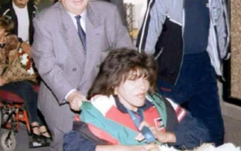 مهرجان اعتزال للبطلة البارالمبية مها البرغوثي