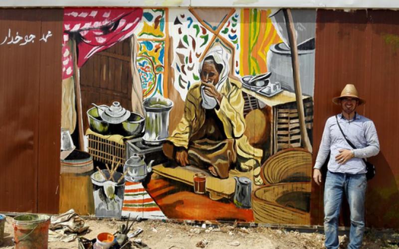 لاجئون سوريّون يلوّنون الصحراء الأردنيّة