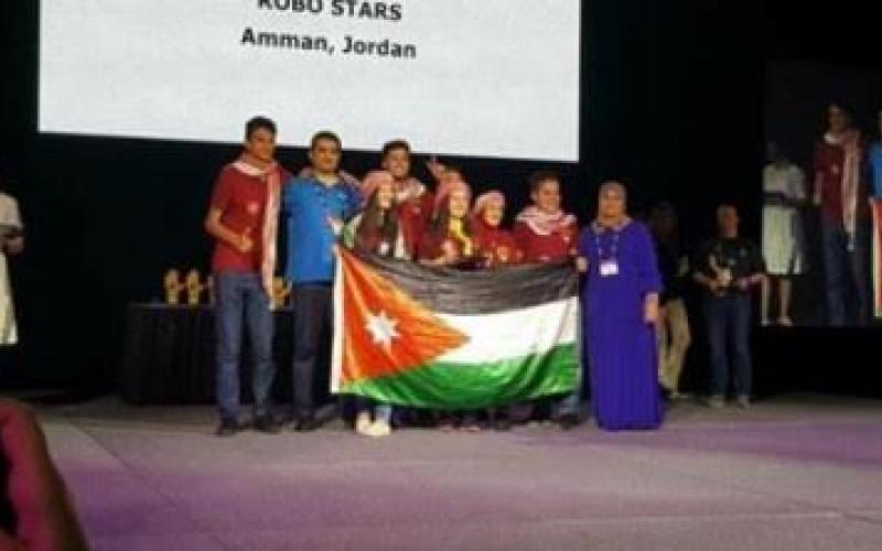 فريق أردني يفوز ببطولة العالم للروبوت