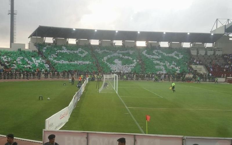 الوحدات يتضامن مع إضراب الأسرى (شاهد)