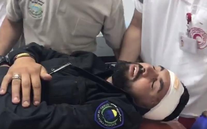 إصابة 4 من حراس الأقصى واعتقال ثلاثة منهم