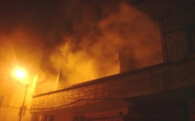وفاة شاب بحريق منزل بجبل الجوفة