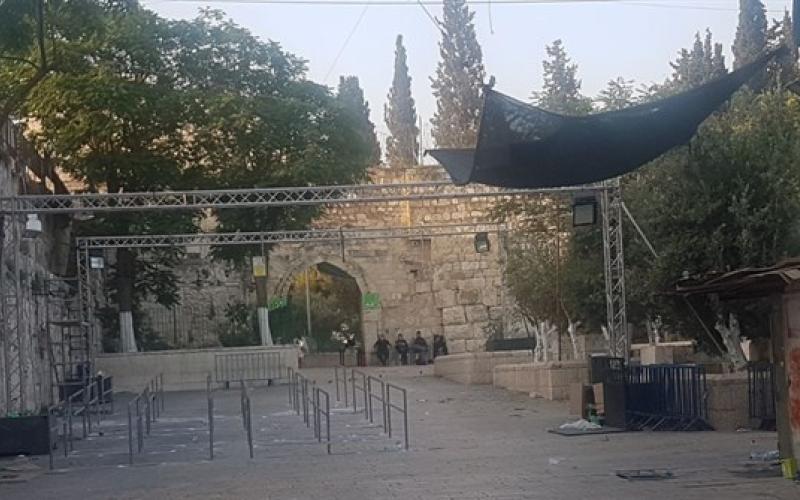 الأقصى بلا بوابات الكترونية أو كاميرات مراقبة