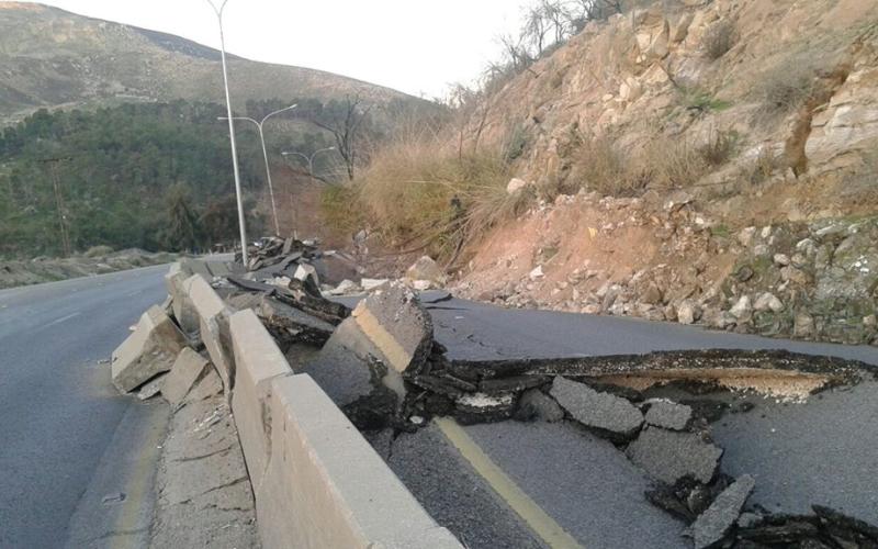 هلسة: طريق جرش عمان ستكون جاهزة خلال اسبوعين