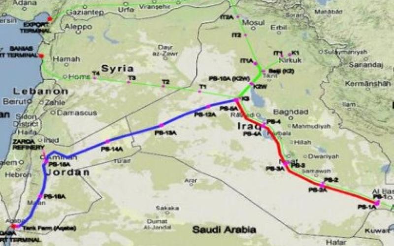 35 شركة مستعدة لاستكمال أنبوب نفط البصرة العقبة‎