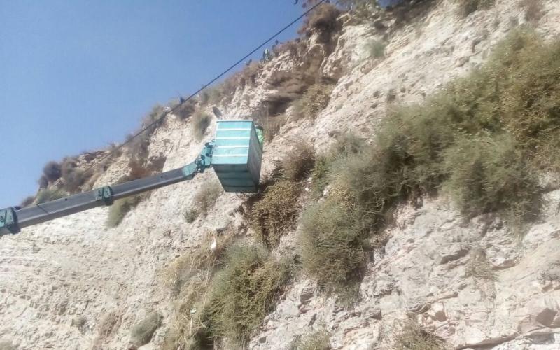 الامانة تنفذ حملات دورية وعلى مدار العام لتنظيف سفوح الجبال