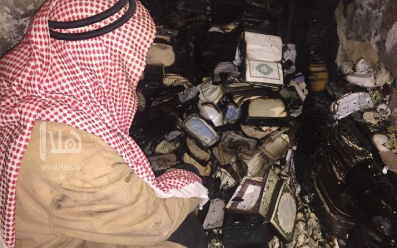 حريق يلتهم 10 آلاف كتاب في خزانة الجاحظ بوسط البلد بعضها يعود لـ 200 عام (صور)