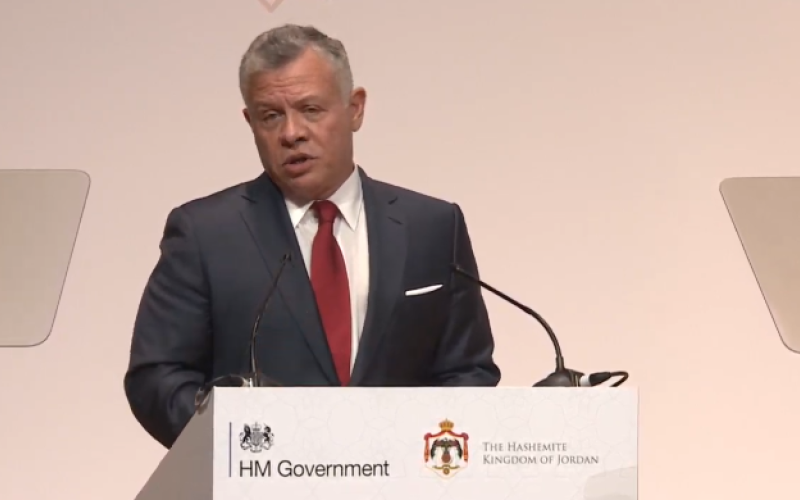الملك من لندن: الأردن رغم كل التحديات بقي منيعاً قوياً