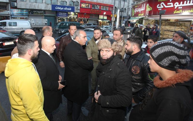 الشواربه : إعفاء تجار وسط البلد المتضررين من رسوم المهن والنفايات لمدة عامين 