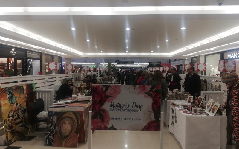 المفوضية السامية تنظم بازارا للاجئين في عمان بمناسبة عيد الأم